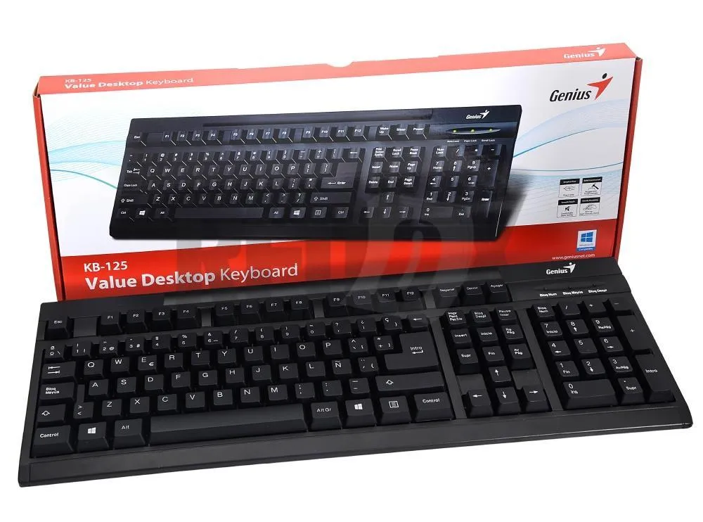 GENIUS SMART KB-100 QWERTY NEGRO USB (31300005401)